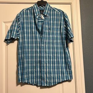 Cinch shirt sleeve button up